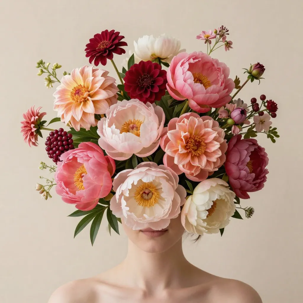Celebration Bouquet with vibrant peonies and seasonal blooms